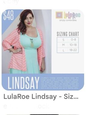 LuLaRoe Cream Kimono with Pink, Navy, Yellow and Green Abstract Print NW